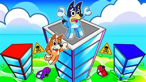 Bluey Y Bingo El Suelo Es Acido En Roblox 😨 Las Aventuras De Bluey Y