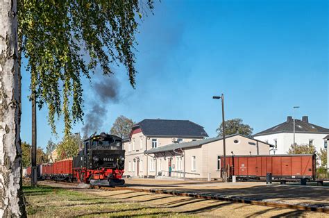 Döllnitzbahn 99 584 im Bahnhof Mügeln Der Preß Kurier Heft 171