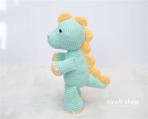 Toby The Tarbosaurus Free Dinosaur Crochet Pattern Nicole Chase