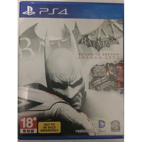 Jual Bd Kaset Game Ps4 Batman Return To Arkham 2 Cd Kota Surabaya