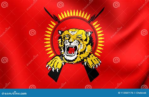 Flag Of Tamil Eelam Stock Illustration Illustration Of Coat 113587176