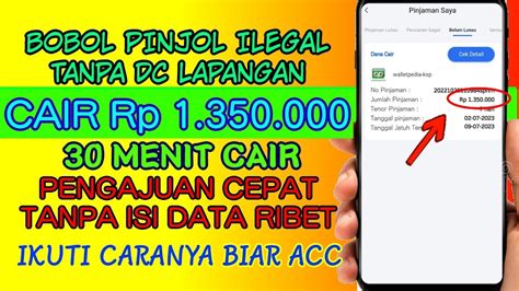 Pinjol Ilegal Mudah Cair Pinjaman Online Langsung Cair Gak Usah