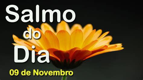 Salmo Do Dia De Novembro De Salmo De Hoje Para Acalmar O