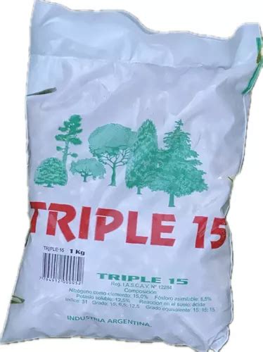 Fertilizante Triple 15 X 1kg Npk MercadoLibre