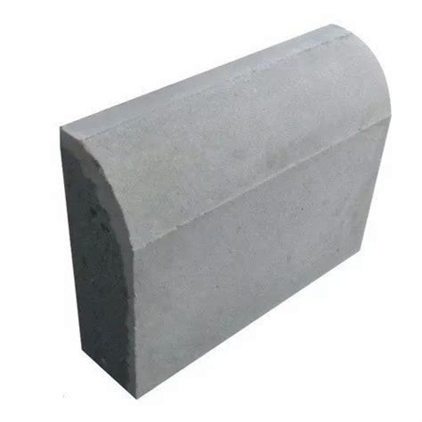 Outdoor Solid Concrete Kerb Stone For Landscaping Size X X