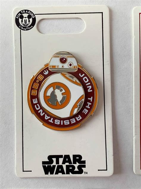 Disney Pin 111126 Star Wars Bb 8 Join The Resistance The