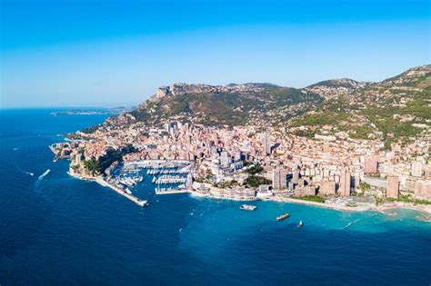 Premium Photo | Monte carlo monaco aerial view