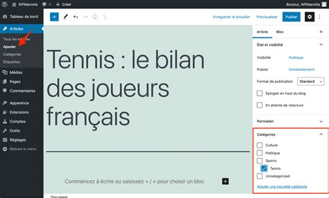 Qu Est Ce Qu Une Cat Gorie Dans Wordpress Glossaire Wpmarmite