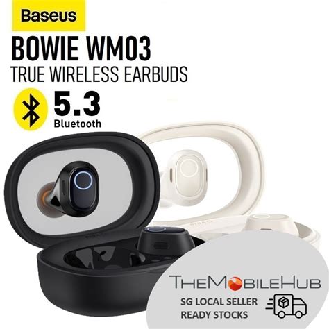 Baseus Bowie Wm True Wireless Earbuds Bluetooth Tws Earphone