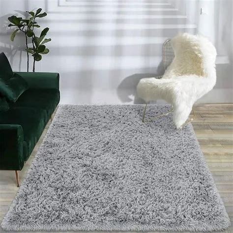 For Home Grey Microfiber Shaggy Floor Carpet At Rs 138 Sq Ft In Ghosia