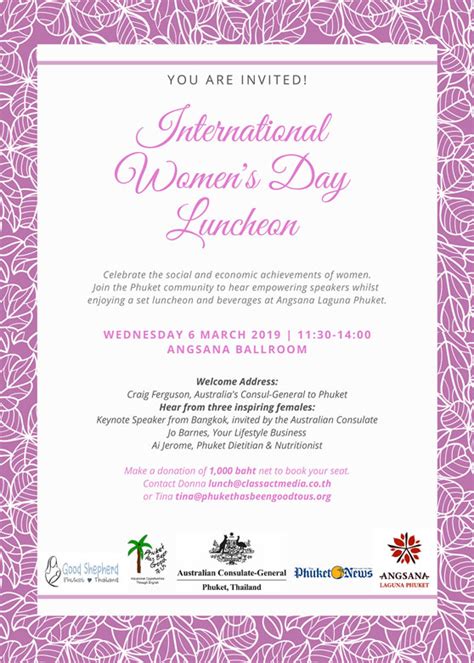 International Womens Day Luncheon