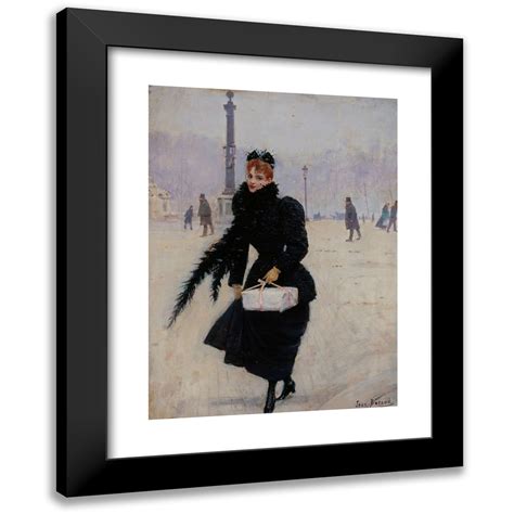 Jean Béraud 14x18 Black Modern Framed Museum Art Print Titled