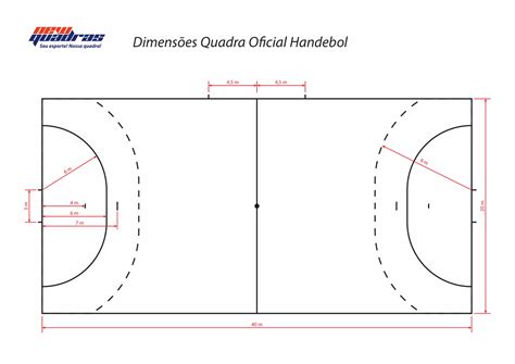 Quadra De Basquete Com As Medidas 1