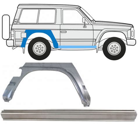 Wielkast Reparatie Paneel Links Nissan Patrol 1990 1997