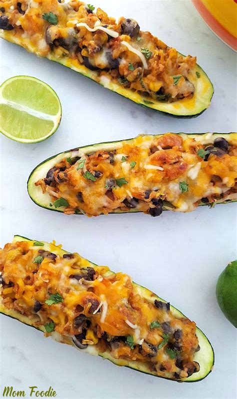 Southwest Stuffed Zucchini Boats Southwestern Stuffed Zucchini Boats