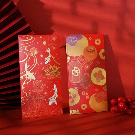 Pcs Chinese New Year Red Envelopes Gift Money Envelopes Lucky Money