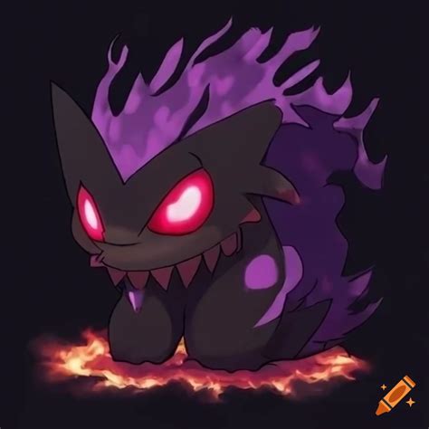 Fire And Dark Type Pokemon On Craiyon