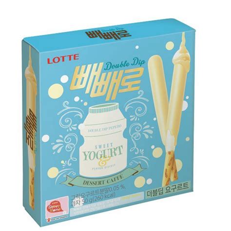 Lotte Double Dip Yogurt Pepero G Shopee Philippines