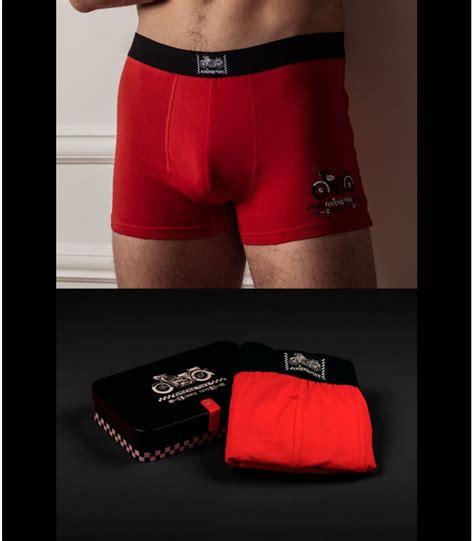 BOXER Y CAJA METAL REGALO ANTONIO MIRO 48255 Colores Rojo Tallas G L