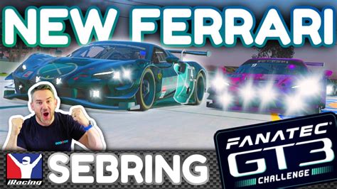 NEW CONTENT Ferrari 296 At Sebring My First Time Doing The GT3 Fixed