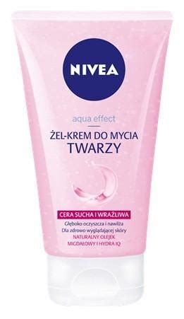 Nivea Aqua Effect Żel krem do mycia twarzy do cery suchej i na