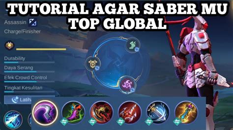 Video Ep 293 Tutorial Bermain Saber Agar Top Global Mage Suport