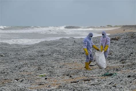 Tons Of Toxic Pellets Blanket Sri Lanka Beaches Causing Environmental