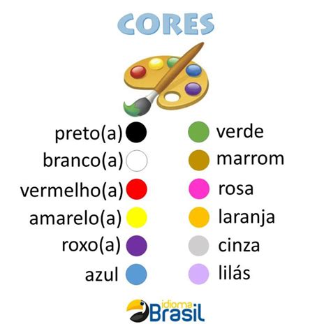 Cor Com H Em Português - Descubra as cores em português | Portugués, Vocabulario, Idiomas