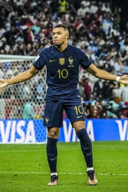 Qatar Fifa World Cup Mbappe Photo Argentina Vs France Glossy