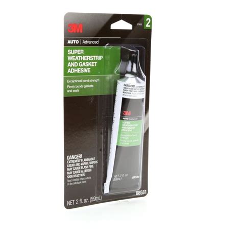 3m Black Super Weatherstrip Adhesive 2oz