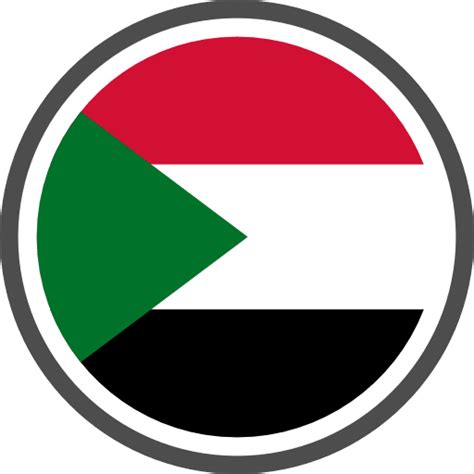 Sudan Flag Round Circle Icon Svg Vector And Png Free Download Uxwing