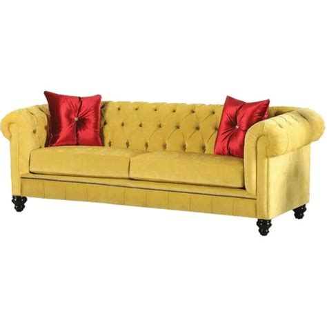 Bainsby 96 Rolled Arm Chesterfield Sofa Vigshome