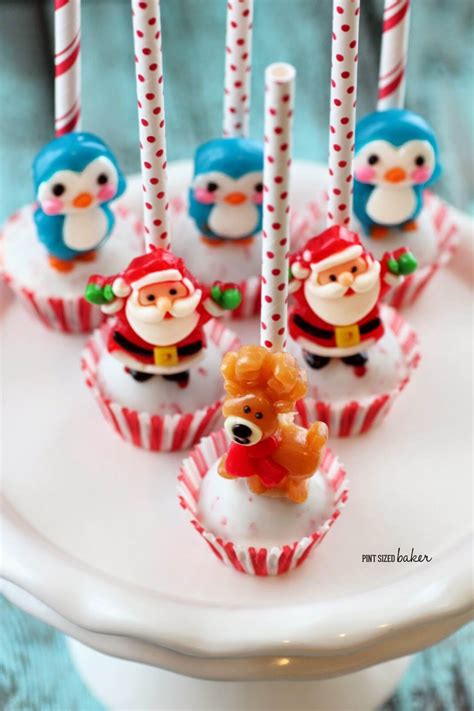 Easy Christmas Cake Pops • Pint Sized Baker