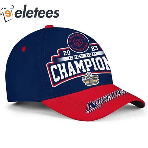 Montreal Alouettes 2023 Grey Cup Champions Hat