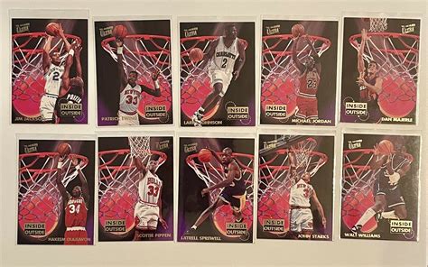 Fleer Ultra Inside Outside Card Insert Set Michael Jordan