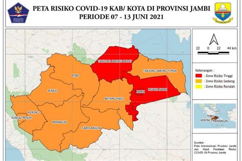 Tiga Daerah Di Provinsi Jambi Masih Zona Merah COVID 19 ANTARA News