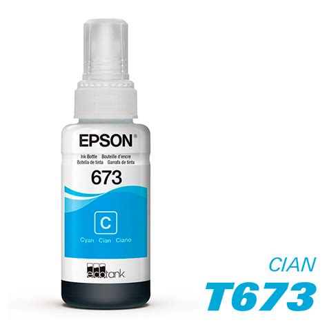 Tinta Epson T673 Cian T673220