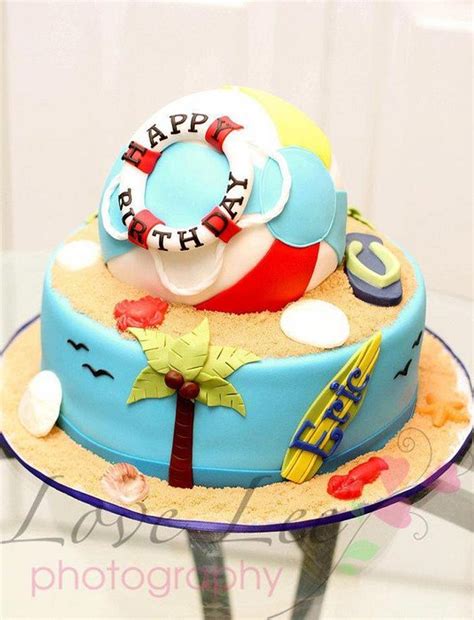 Beach Ball Cake Decorated Cake By Kimberly Cerimele CakesDecor