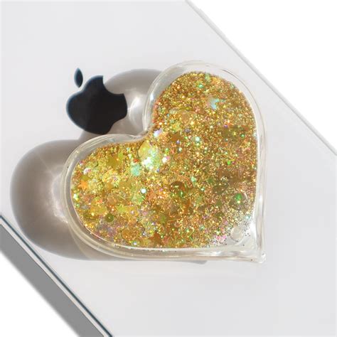 Amazon GRIPONG Cute Heart Shape Quicksand Glitter Expandable