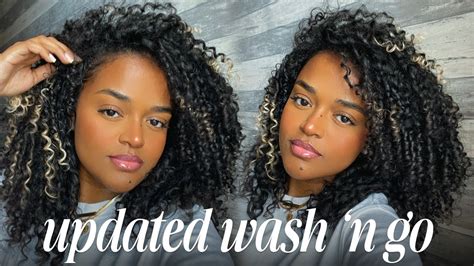 Updated Wash And Go Combo Natural Hair Youtube