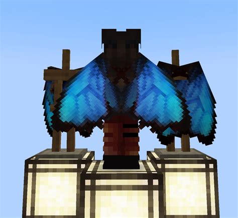 Blue Morpho Butterfly Elytra Wings 32x Minecraft Texture Pack