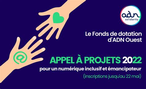 Appel à projets pour un numérique inclusif et émancipateur ADN Ouest