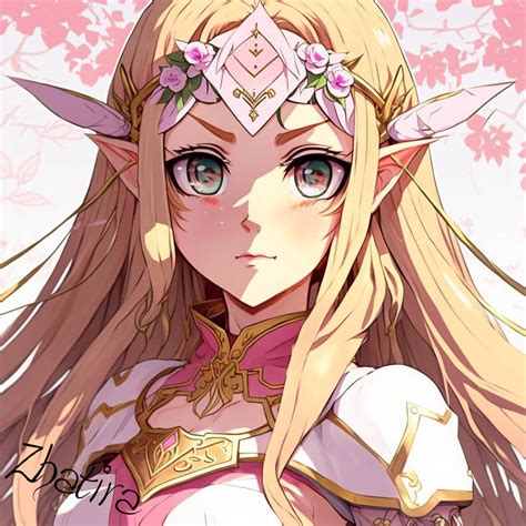 Princess Zelda anime style by Zhatira on DeviantArt