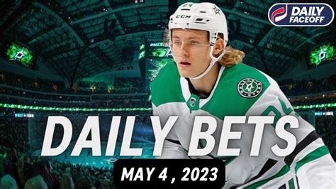 NHL DAILY BETS May 4 2023 Daily Faceoff Live YouTube