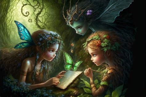 Pin By Betsy Be On Fantasy Cute Fantasy Creatures Fairy Artwork