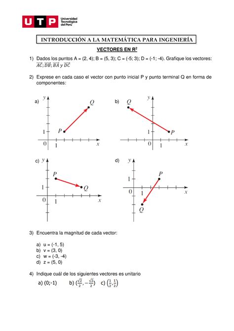 S S Pr Ctica Vectores Introduccin A La Matemtica Para