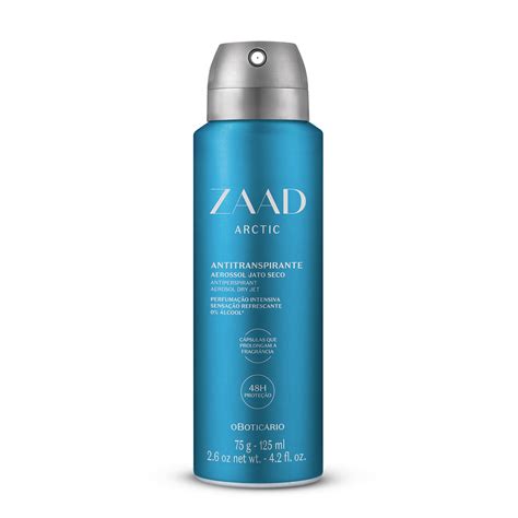 Desodorante Antitranspirante Aerosol Zaad Arctic 75g O Boticário