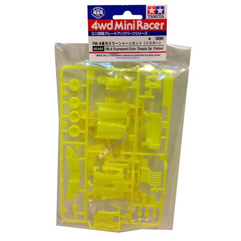 95494 Tamiya FM A Fluorescent Chassis Set Yellow Tamiya Mini 4 Wd