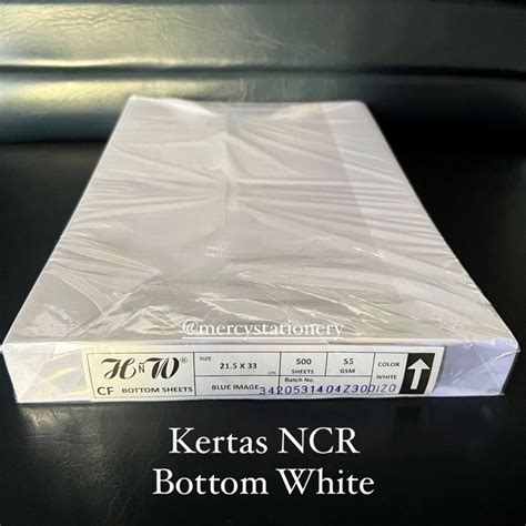 Jual Lembar Kertas Ncr Folio F Rainbow Hnw Cetak Nota