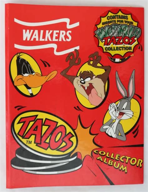 VINTAGE WALKERS CRISPS Looney Tunes Tazo S Collectors Album Folder